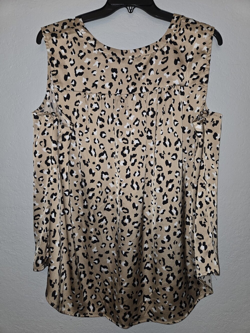 Skies Are Blue Curvy Sleeveless Leopard-Print Camisole Top NWT - Picture 3 of 3